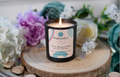 Cherry Blossom & Plum Scented Candle in Matte Black 220g